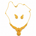 Collier et boucles d'oreilles en or 18 carats – 5,93 g