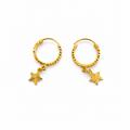 Boucles d'oreilles en or 18 carats - 1.23G