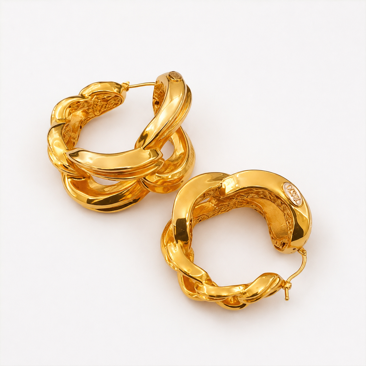 Boucles d'oreilles RAIKA en or 18 carats - 10,83 g • D'occasion