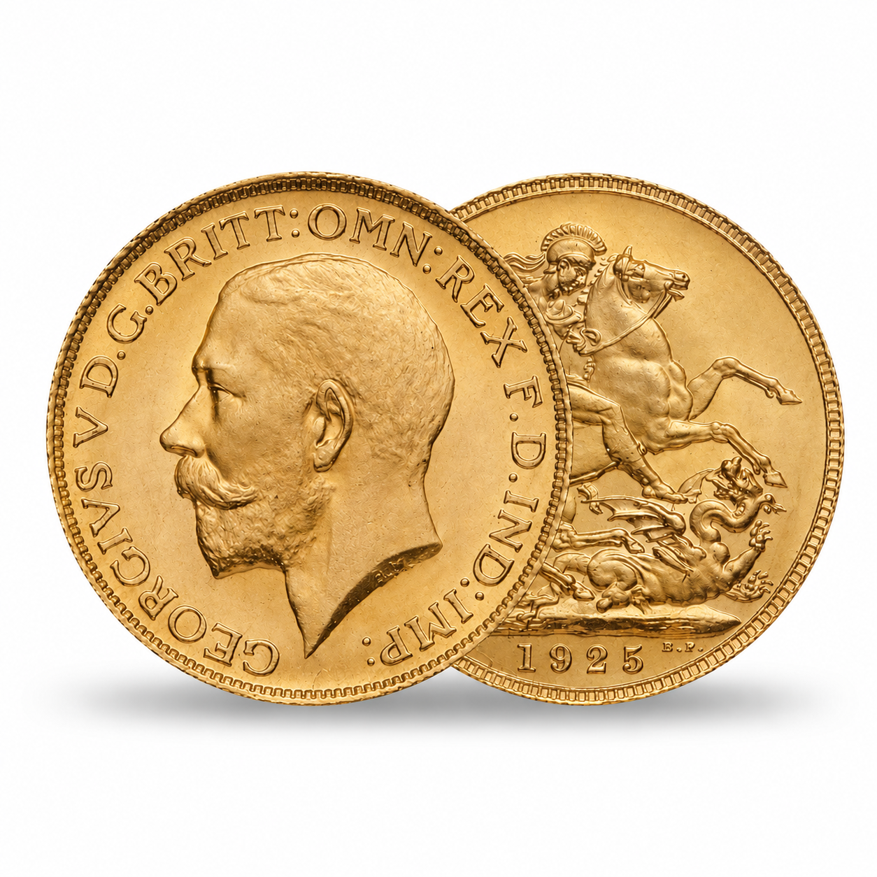 Pièce Souverain d'Or 22 carats (917‰) – Roi Georges V (1911-1932)