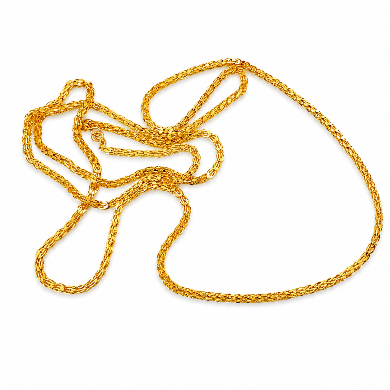 Long Collier sautoir en or 18 carats - 15,92g